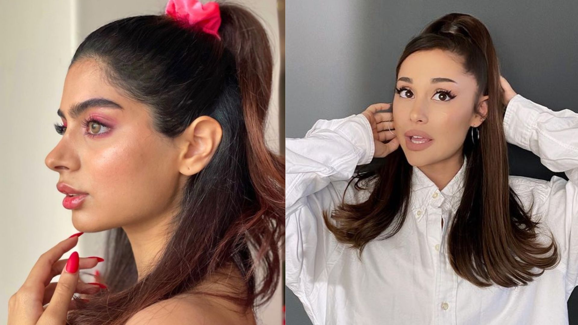 See pic: Khushi Kapoor channels Ariana Grande with her half ponytail ...