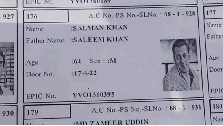 Voter Id Number Fake