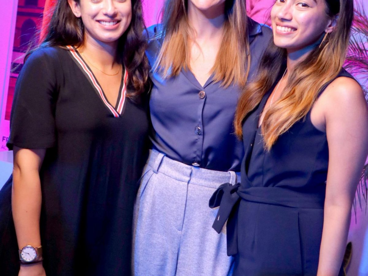 Tara Timana, Leah Sadek and Shivani Jessica.