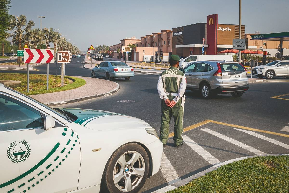 dubai police camera fine