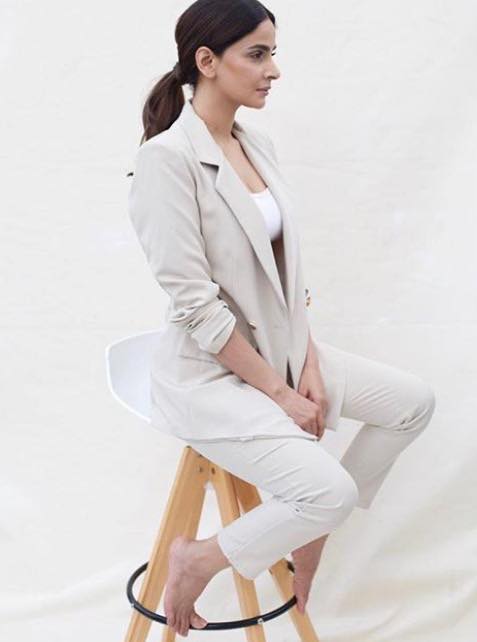 This white pantsuit is definitely on top of our list!