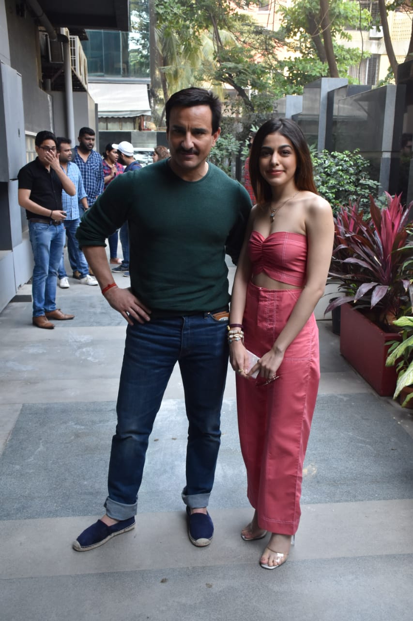 Saif Ali Khan and Alaia Furniturewala promote Jawaani Jaaneman Masala