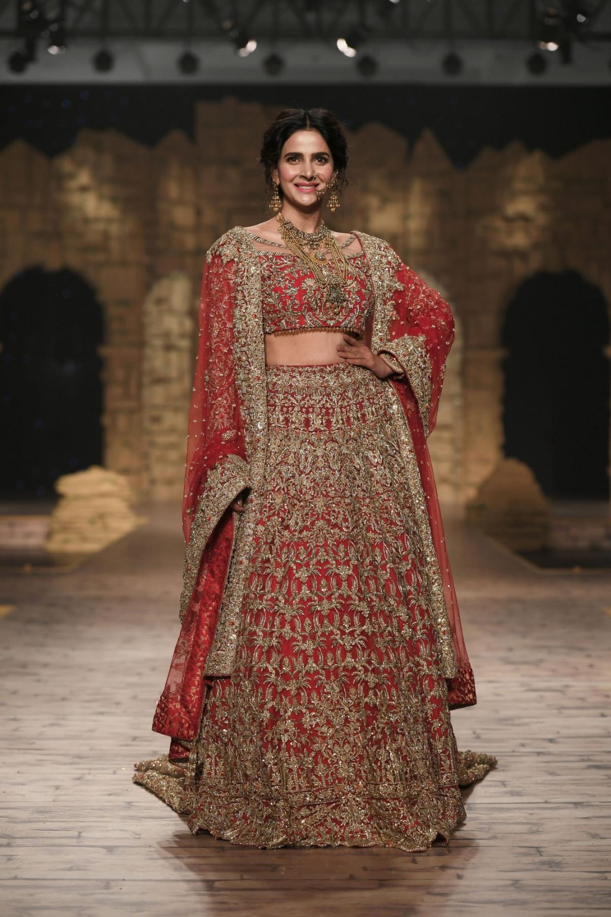 Saba qamar on sale bridal dress