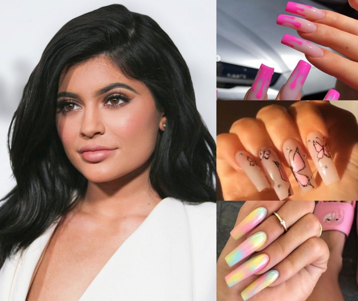 Kylie Jenner’s New Nail Art Trends From French Drip to Butterflies to