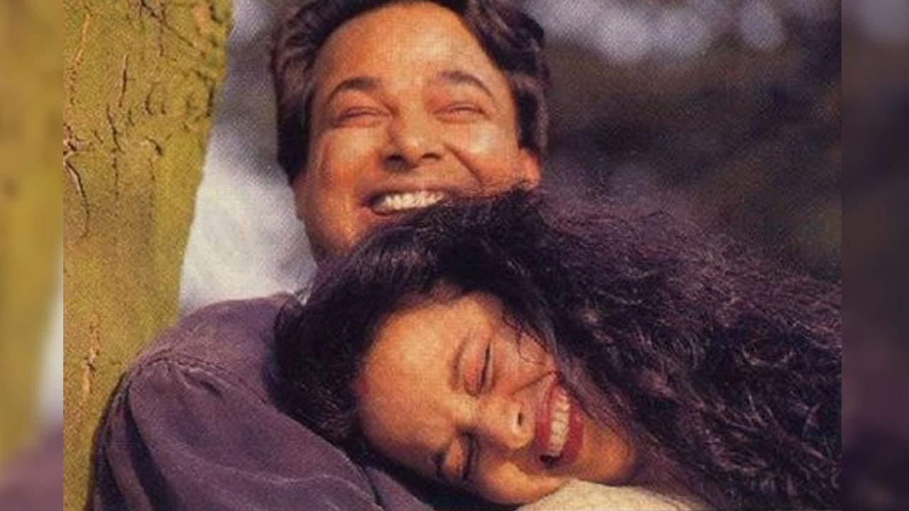 Rekha with her deceased husband Mukesh Agarwal