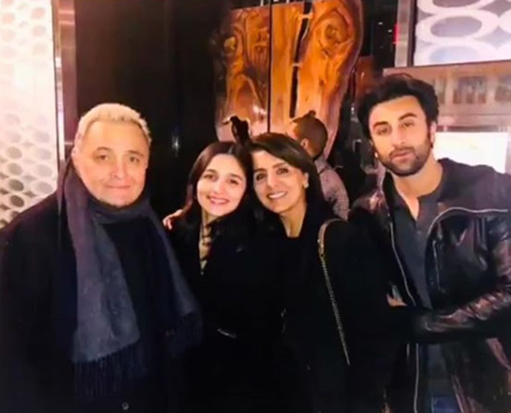 Ranbir Kapoor, Alia Bhatt Pull Off Cameo with the Kapoor Family in NYC