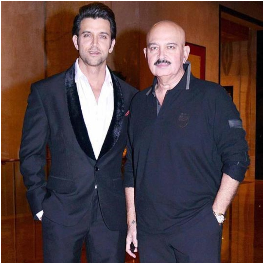 Hrithik Roshan and Father Rakesh Roshan Visit the Temple for Durga