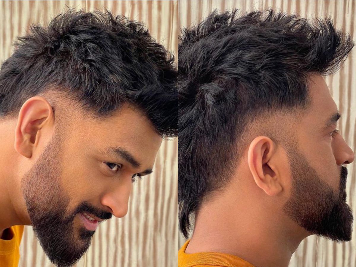 MS Dhoni flaunts faux his new hawk style hair as he gets a sassy makeover -  Masala