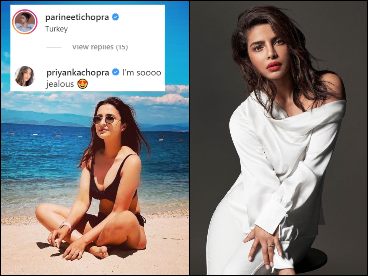 Parineeti Chopra shares stunning picture in black bikini from Turkey;  sister Priyanka Chopra reacts - Masala