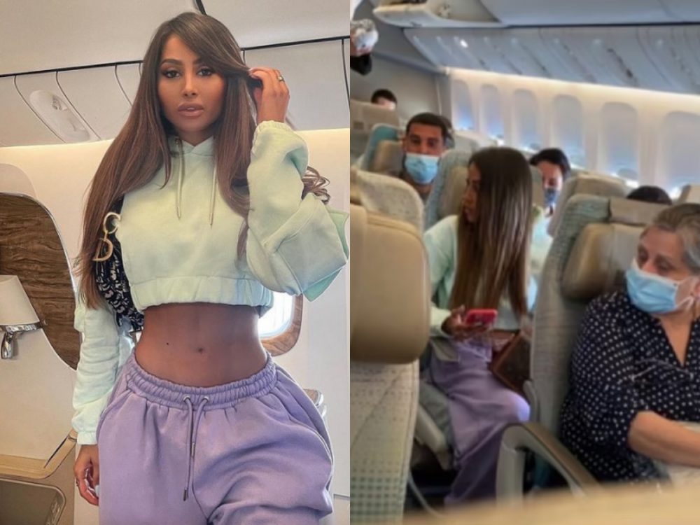 Dubai influencer gets caught FAKING business class seat, claps back
