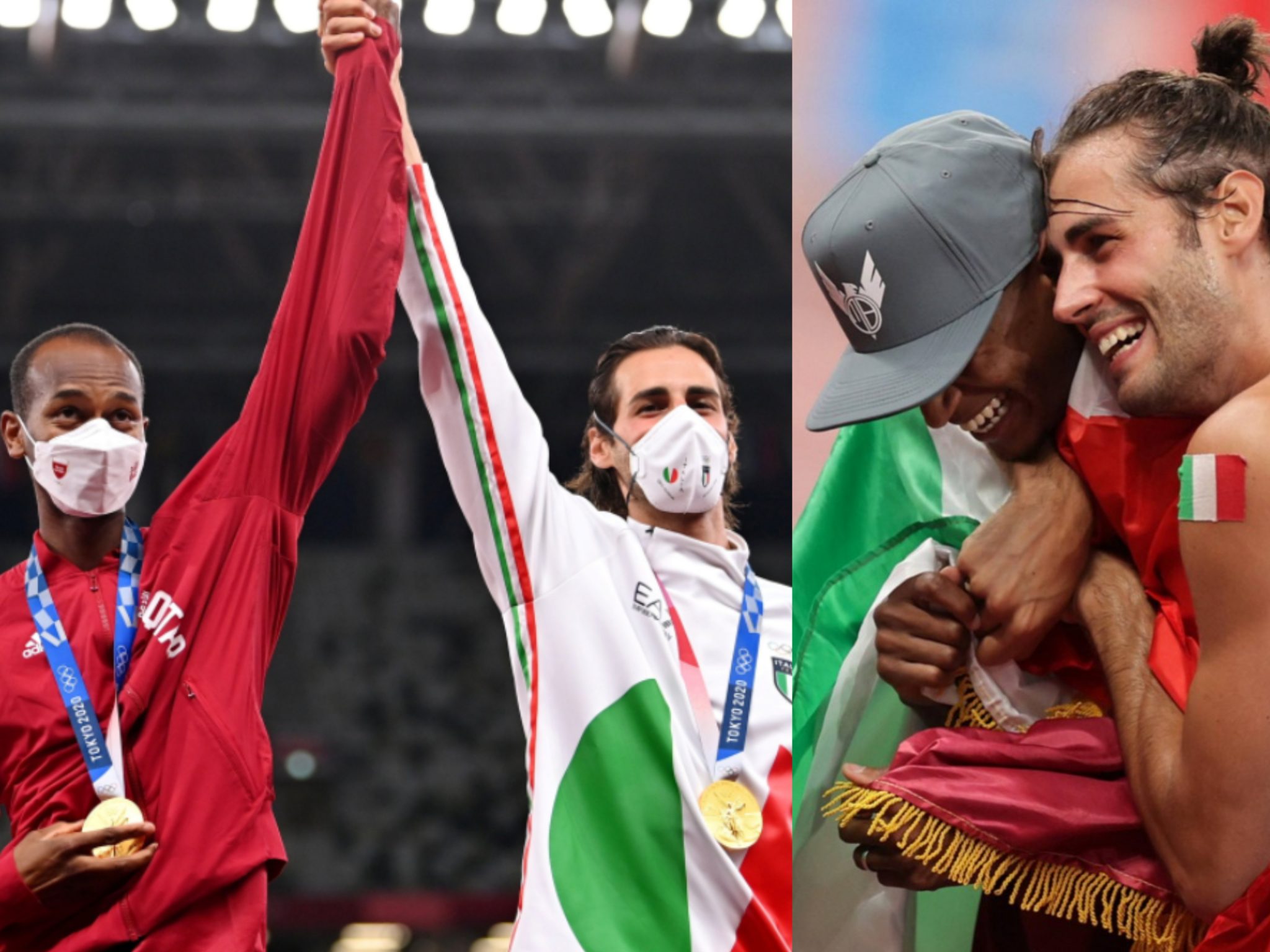 WATCH Qatar and Italy make history, share Olympic Gold in men's high