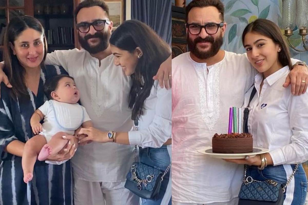 Sara Ali Khan wishes father Saif Ali Khan on his birthday with a new photo of Jeh - Masala