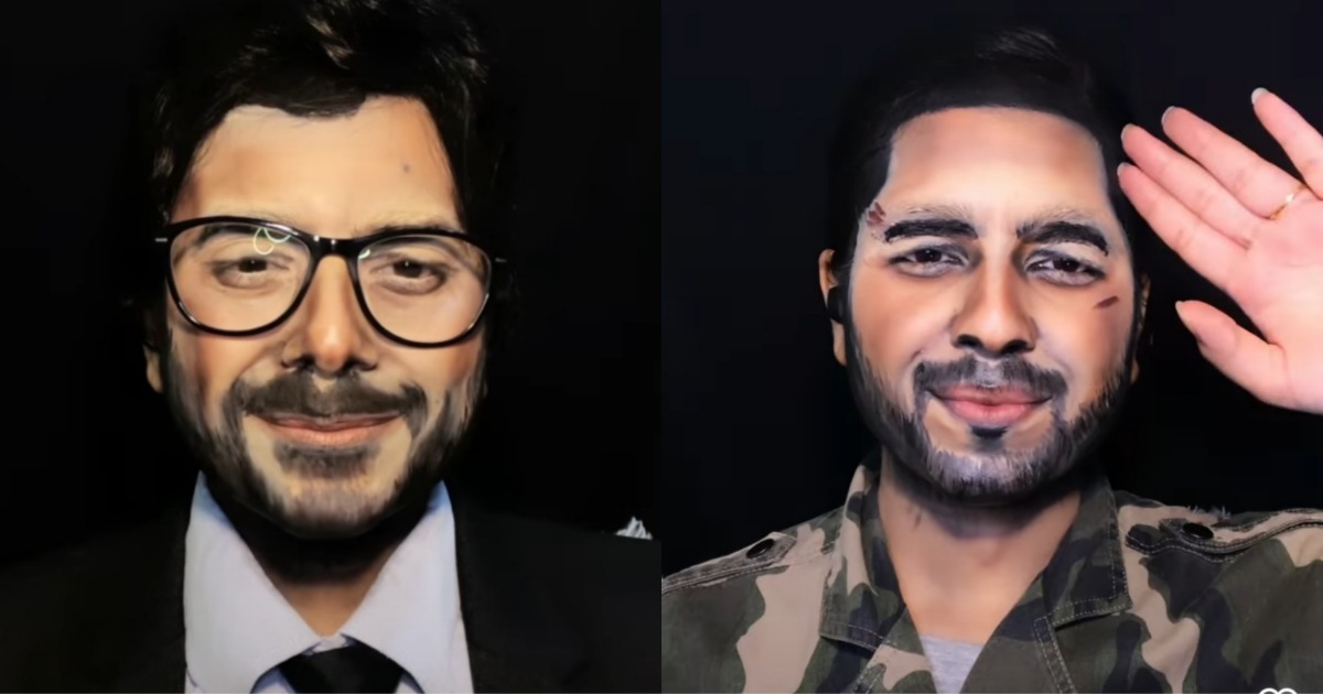 TOKIO (LA CASA DE PAPEL) makeup transformation 