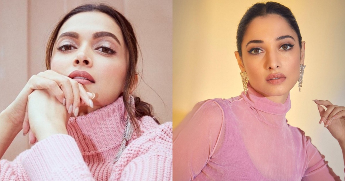 WHO WORE IT BETTER: Deepika Padukone, Tamannaah Bhatia look pretty in pink  - Masala