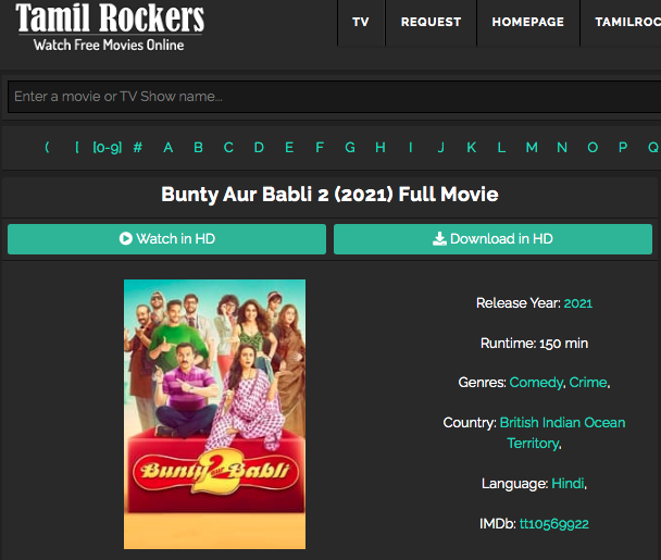 Bunty aur babli full shop movie watch online free