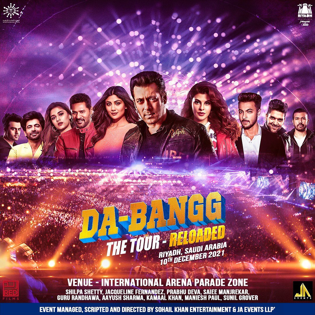 Da Bangg The Tour Reloaded Salman Khan Shilpa Shetty Jacqueline Fernandez Set To Dazzle