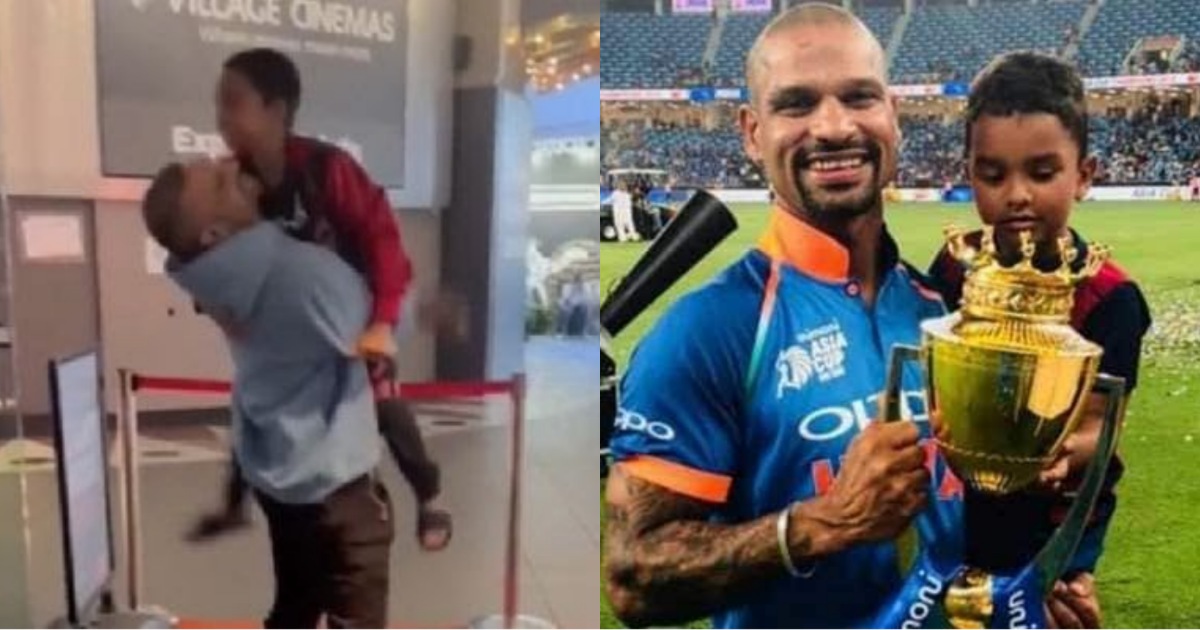 Watch Shikhar Dhawan meets son Zoravar after 2 years