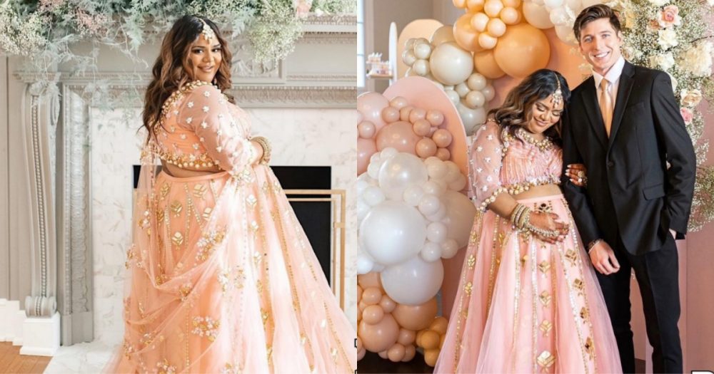 Nabela Noor opts for an Indian designer for her baby shower(02)