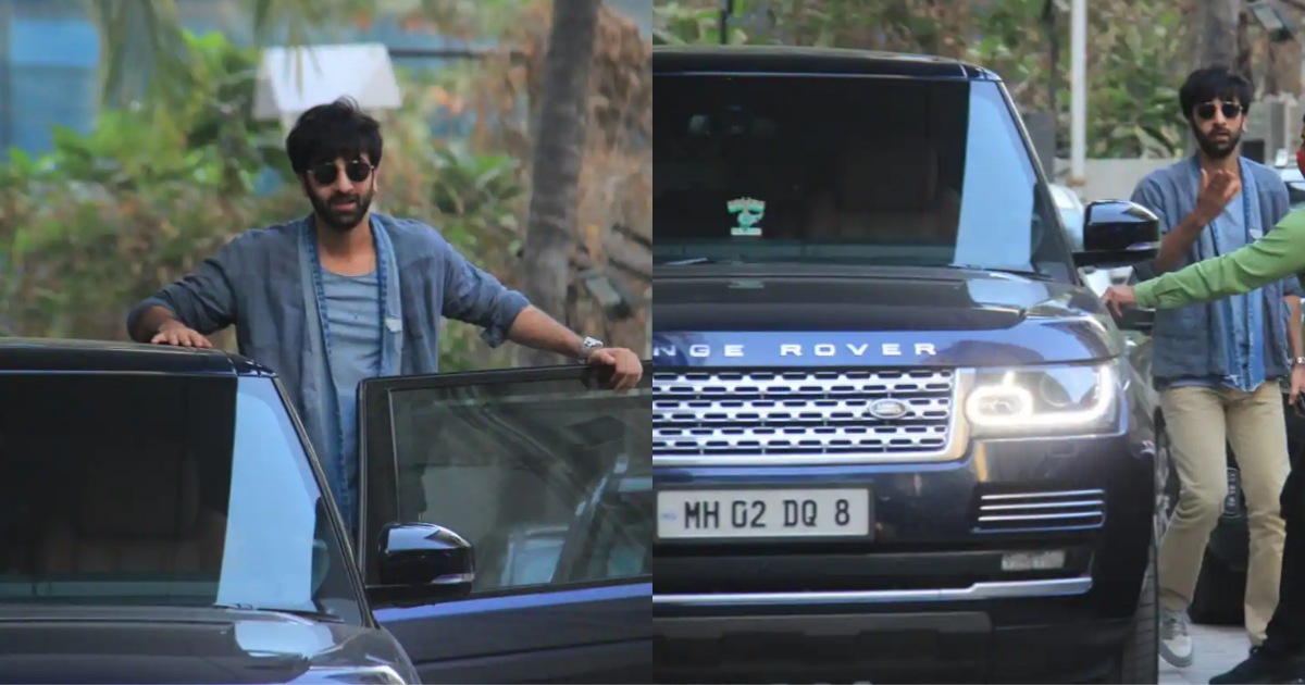 Ranbir Kapoor spotted today at T series (Animal content ??) : r