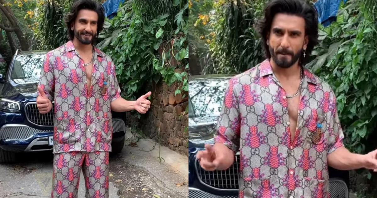 Ranveer Singh makes a stylish colour-block statement in Gucci