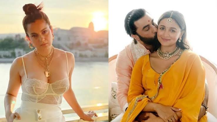 Did Kangana Ranaut just call Ranbir Kapoor and Alia Bhatt 'farzi' husband and wife?