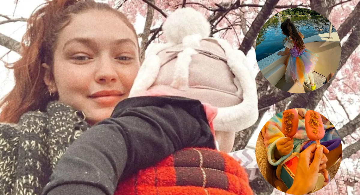 Gigi Hadid and daughter Khai are twinning in new photos
