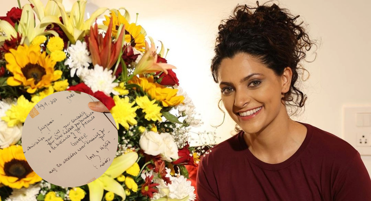Saiyami Kher gets emotional as she shares a handwritten letter from Big B praising her performance in 'Ghoomer'