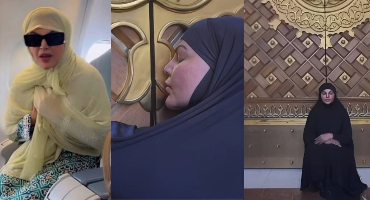 See Inside: Rakhi Sawant jets off for Umrah, shares pics and vides from Madinah