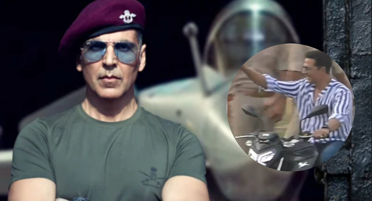 WATCH: Akshay Kumar's latest interaction with fans on 'Sky Force' shoot shows why he rules over so many hearts