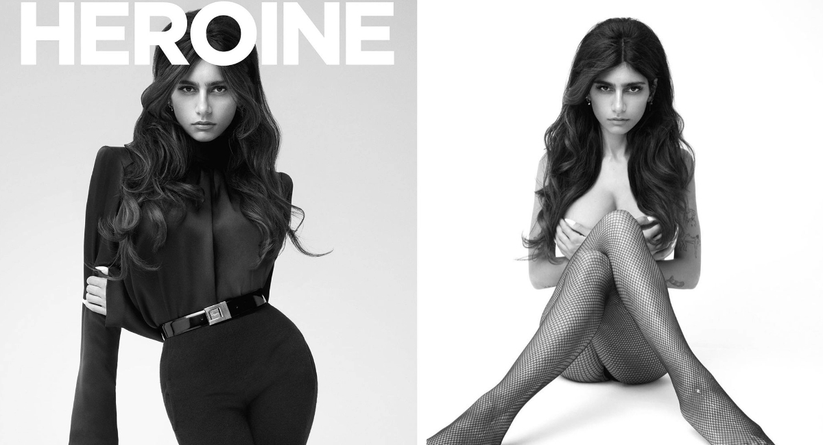 Mia Khalifa raises the heat in STUNNING Heroine Magazine cover  – See all pics from the shoot here