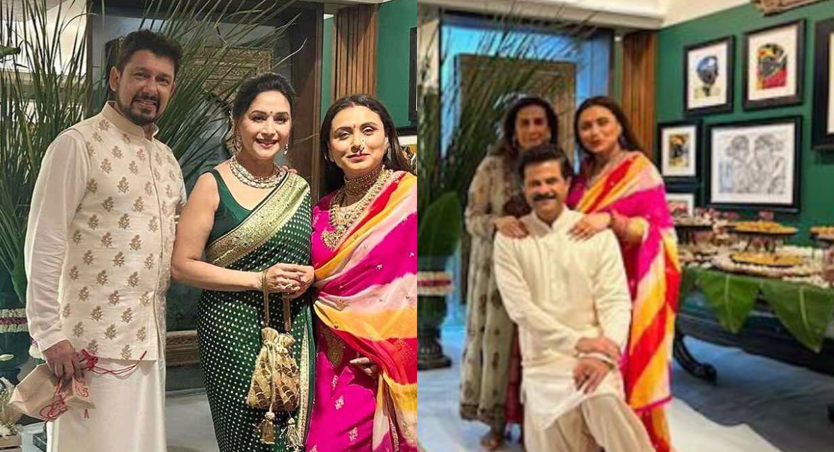 Inside Rani Mukerji's Ganesh Chaturthi 2023 celebrations with Madhuri Dixit and Anil Kapoor - See pics here