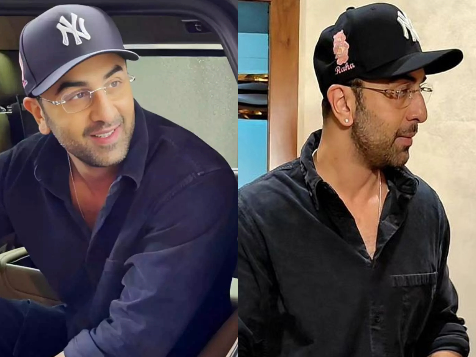 WATCH: New dad Ranbir Kapoor adorably wears a cap with baby Raha's name on  it - Masala