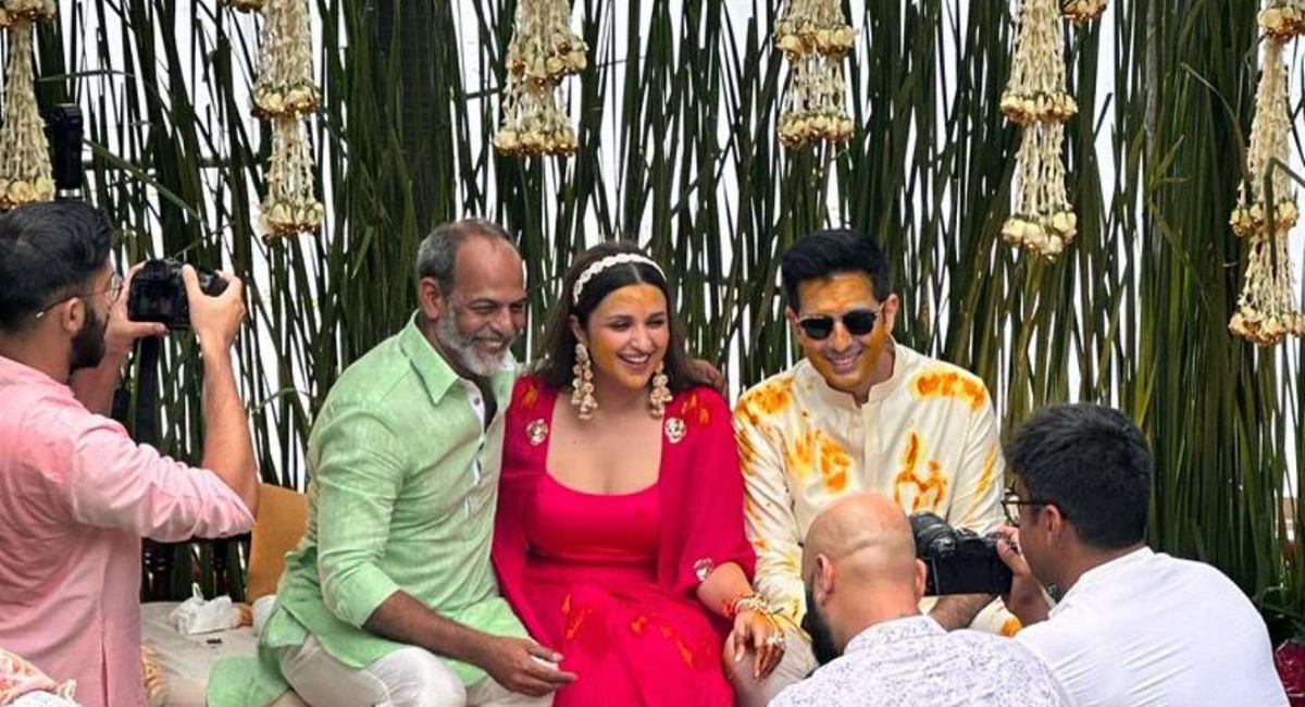 Parineeti Chopra and Raghav Chadha's joyful haldi ceremony: A glimpse into their private wedding extravaganza