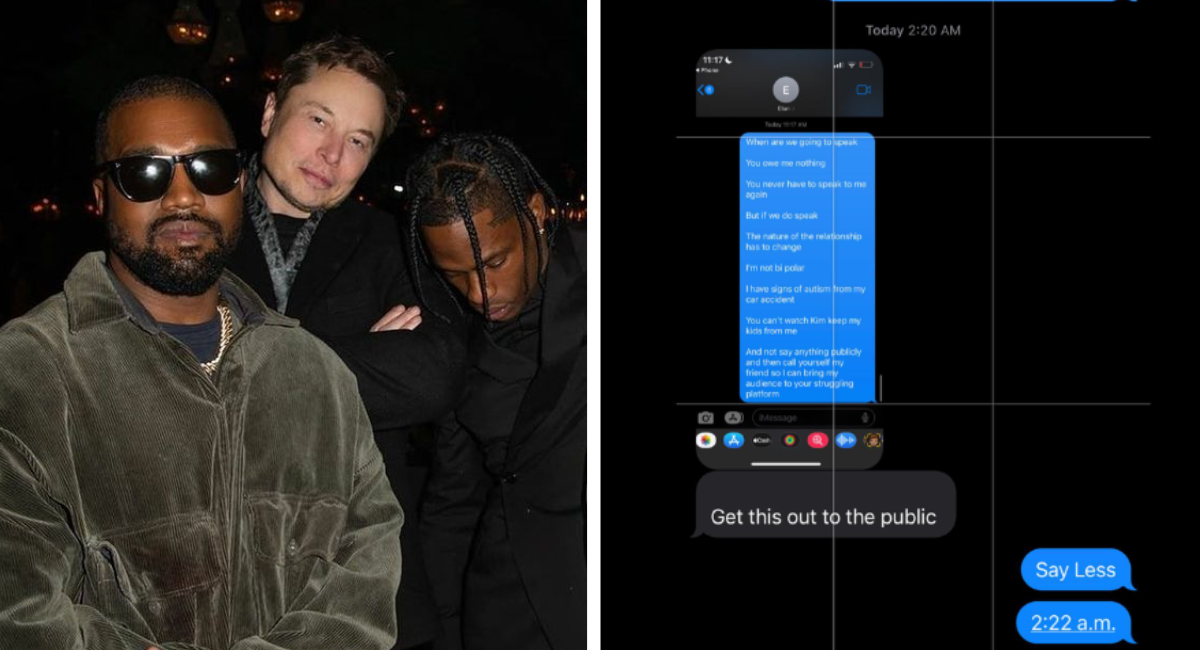 Kanye West Told Elon Musk That Car Crash Gave Him 'Signs of