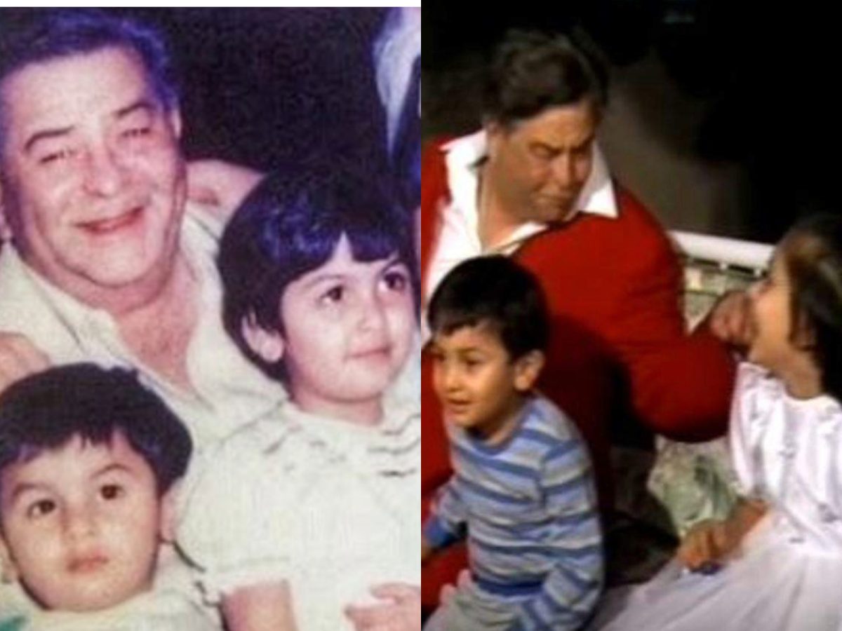 Raj Kapoor's 99th Birth Anniversary: Ranbir Kapoor, Kareena Kapoor play with their grandfather in this ICONIC video - Watch here