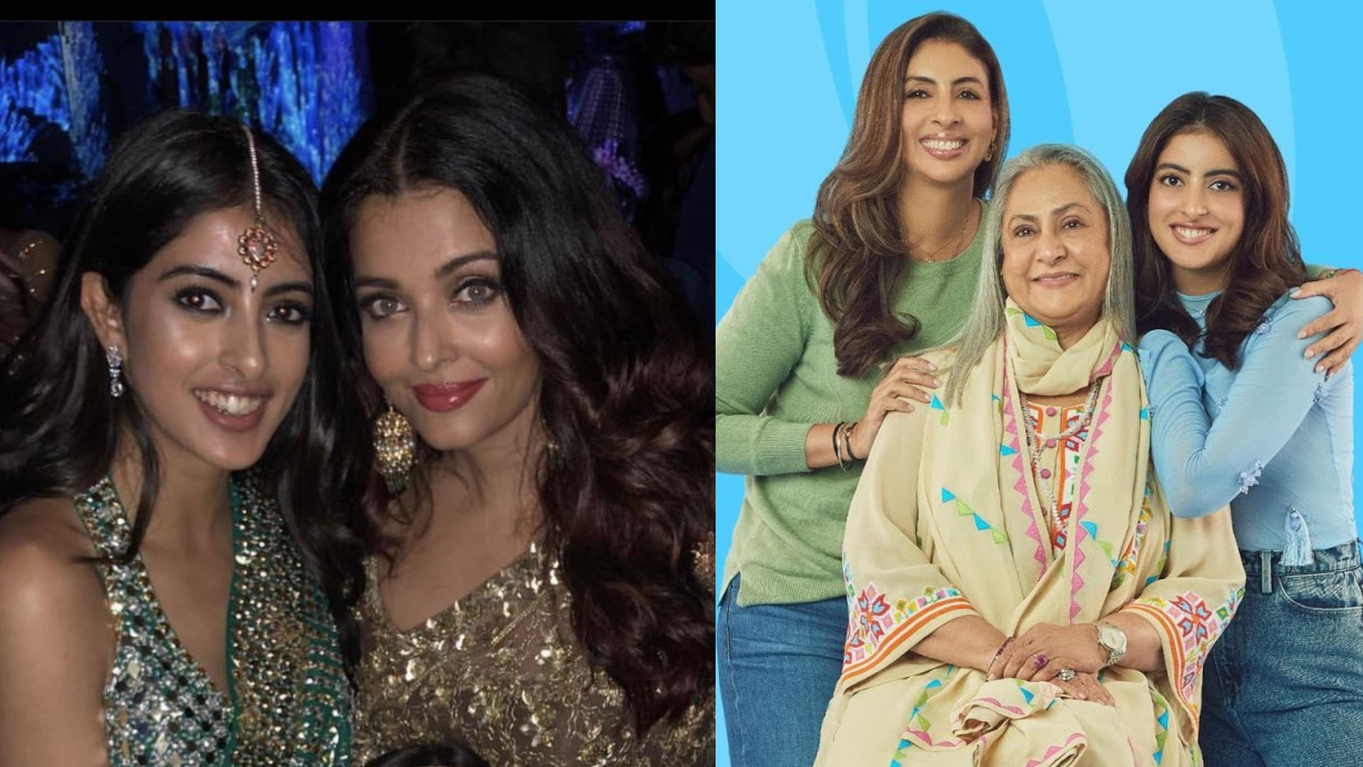 Navya Nanda FINALLY answers if Aishwarya Rai will appear on her podcast with Jaya, Shweta - Masala.com
