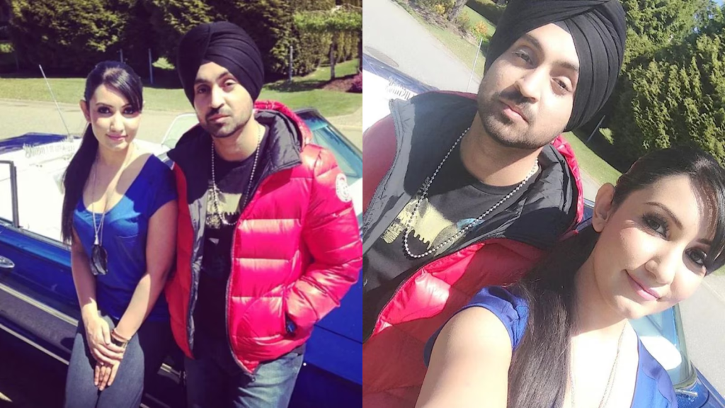 Has the found Diljit Dosanjh's alleged wife? The mystery woman