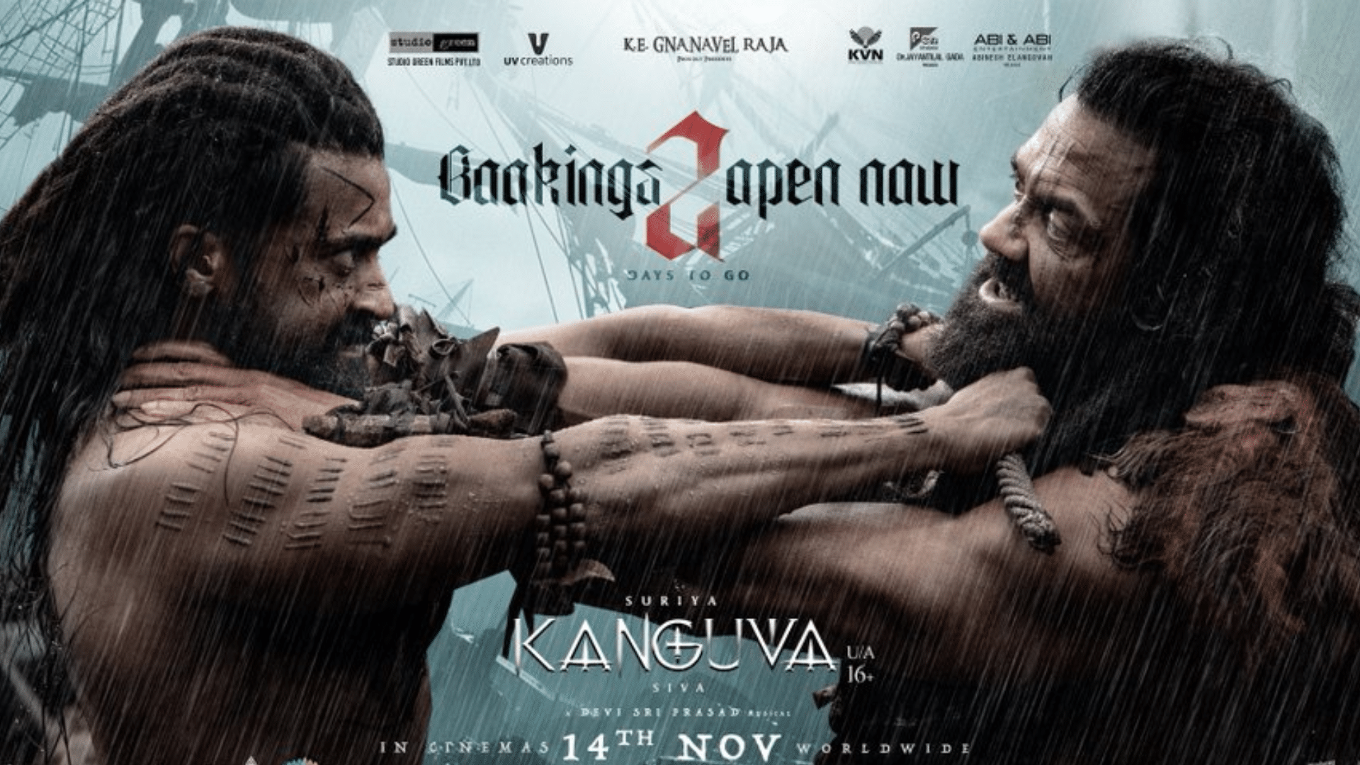 Kanguva Advance Booking: Suriya and Bobby Deol starrer film opens for  pre-booking amid much fanfare - Masala.com