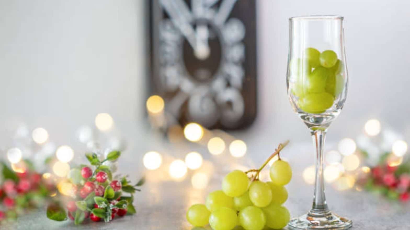 New Year 2025 Did you know about the famous grapeeating tradition on New Year