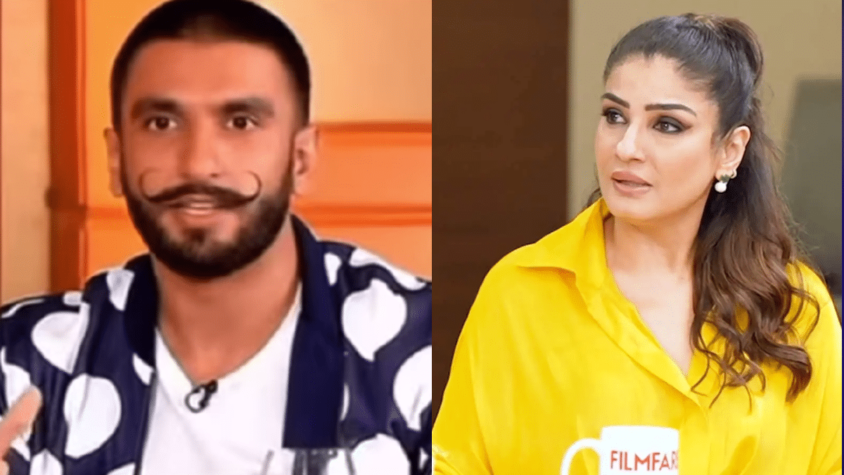 Throwback: When Ranveer Singh Was Kicked Off Set For Staring At Raveena Tandon