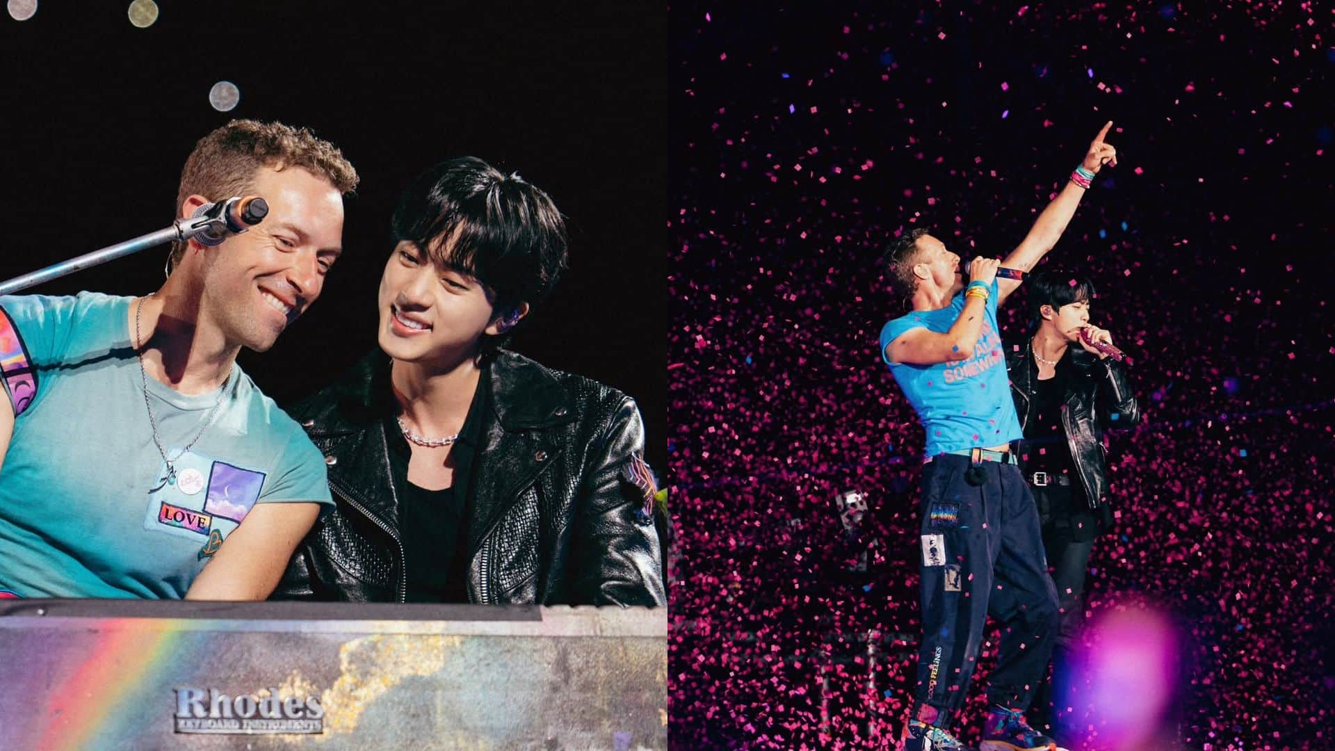 BTS' Jin reunites with Coldplay at their concert in Seoul