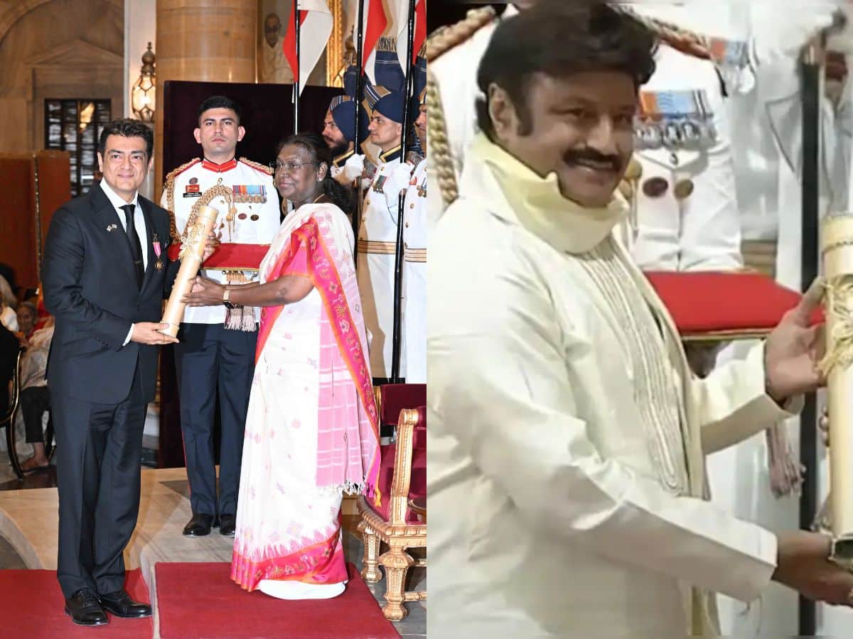 The Padma Awards 2025: Ajith Kumar, NBK, Shekhar Kapur, receive the prestigious Padma Bhushan award from President Draupadi Murmu