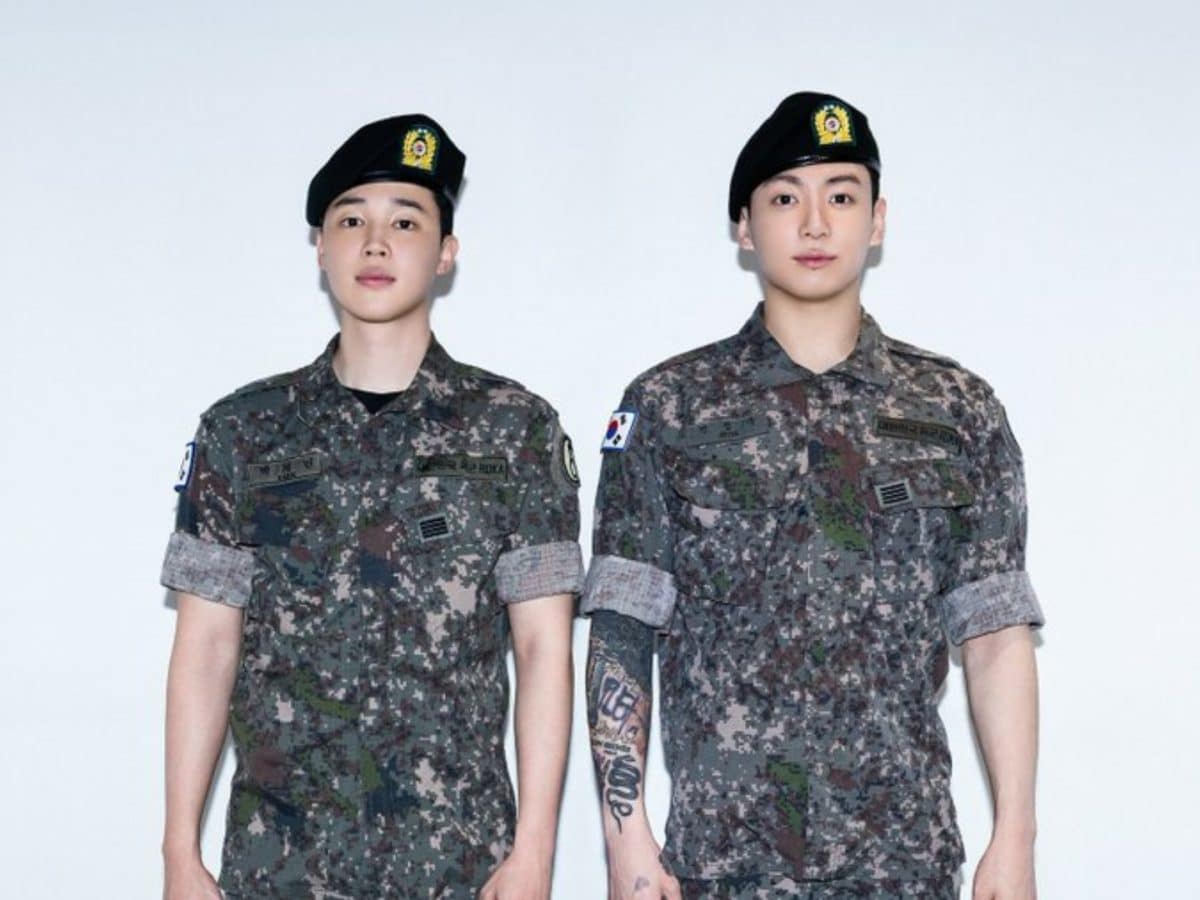BTS members Jimin and Jungkook
