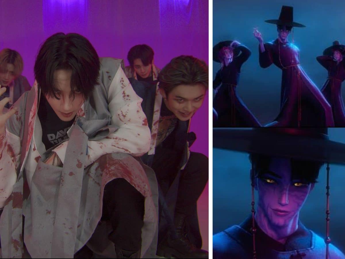 TXT's dance practice video for 'Eternally' takes inspiration from KPop Demon Hunter's Saja Boys' song 'Your Idol'