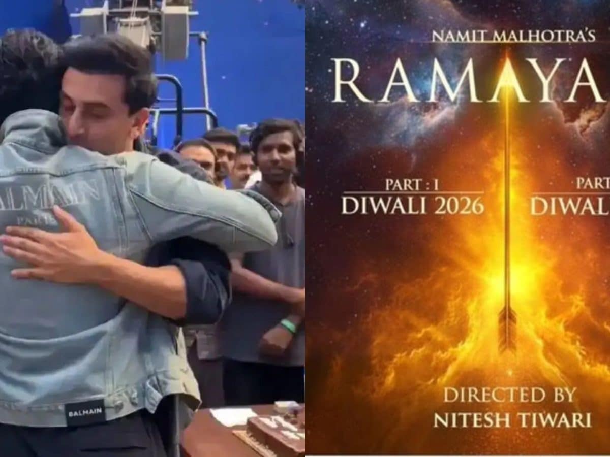 Inside Ramayana’s wrap party: Ranbir Kapoor, Ravi Dubey hug it out, celebrate with a cake — Watch