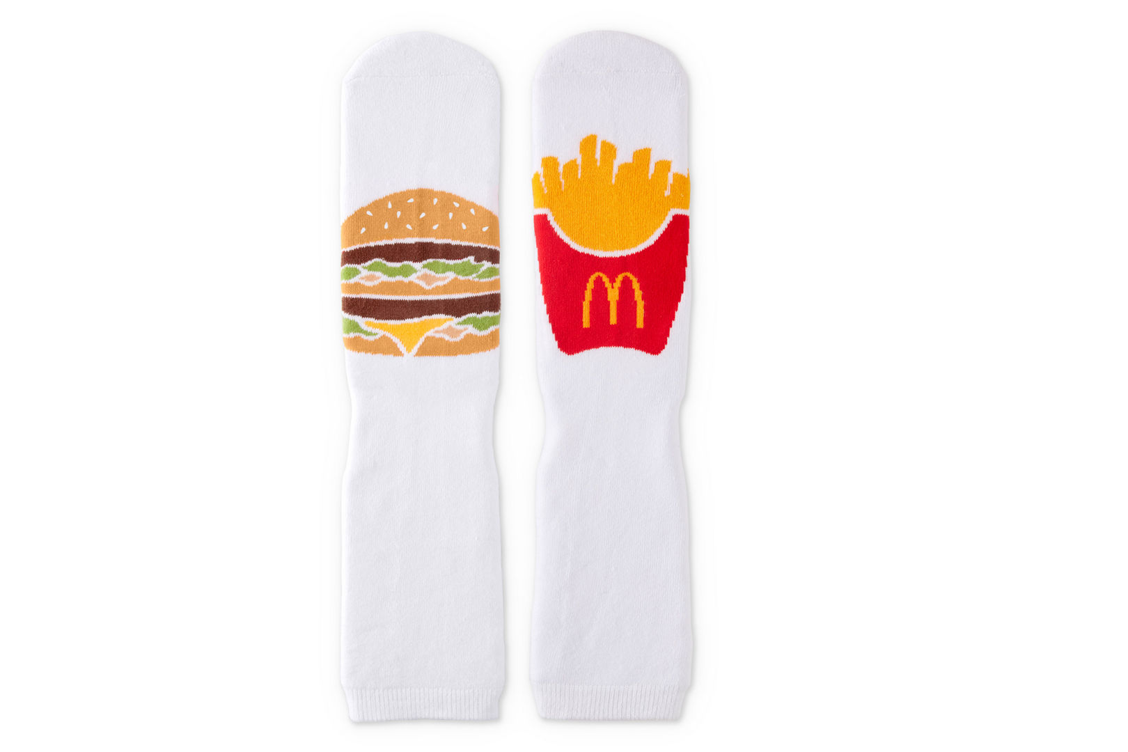 Mcdonalds Limited Edition Colombia Rappi Delivery Promo Big Mac Fries Socks 