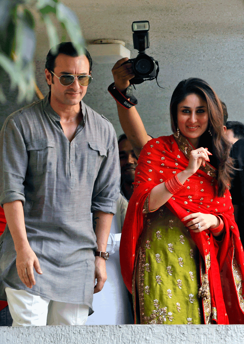 kareena kapoor wedding pics with saif ali khan 2012