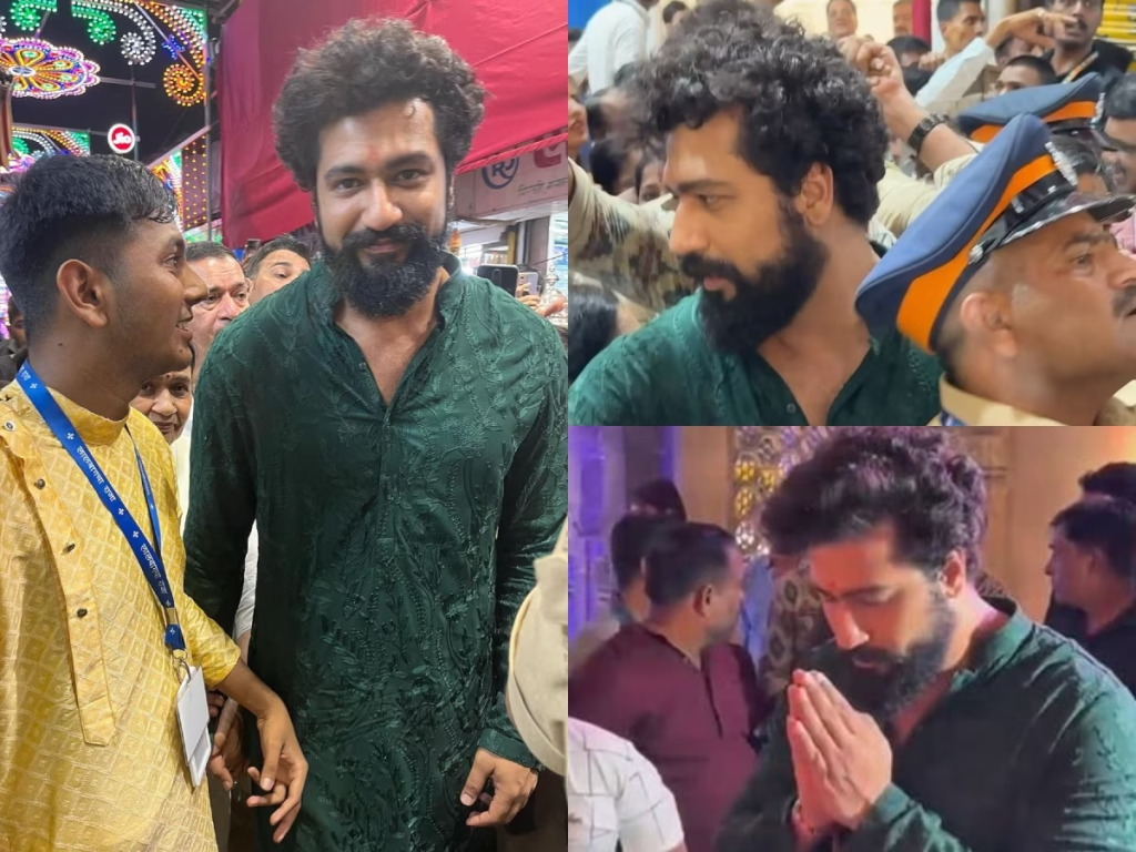 WATCH: Scary visuals as Vicky Kaushal gets stuck in MASSIVE crowd on his visit to Lalbaugcha Raja