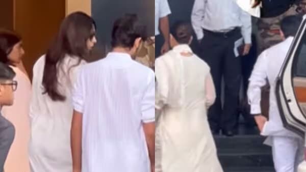 Karisma Kapoor and Kareena Kapoor attend Sunjay Kapur’s last rites in Delhi- Watch